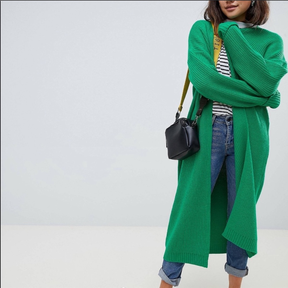 ASOS calf length cardigan NWT